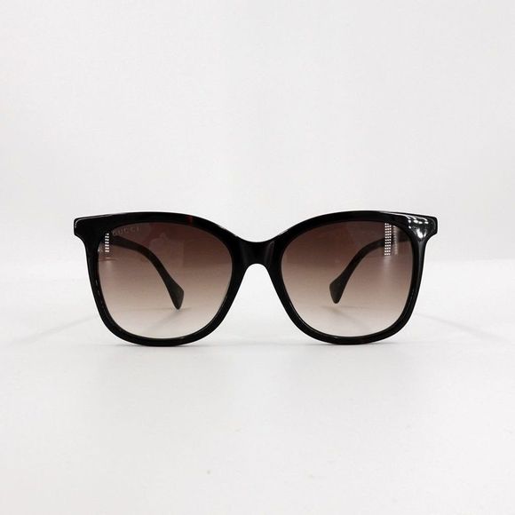 Gucci GG1071 Women's Square Sunglasses Brown - Picture 2 of 13